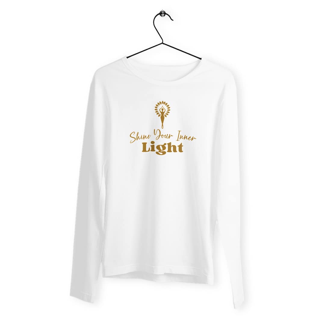 T-shirt Femme manches longues en Coton Bio Premium – Shine your inner light 2 T-shirt Femme manches longues en Coton Bio Premium – Shine your inner light