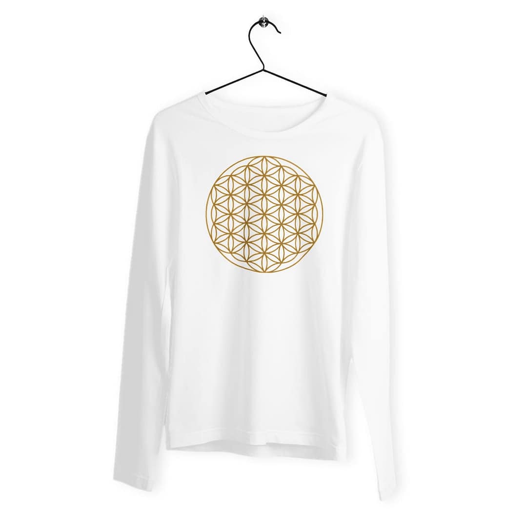 T-shirt Homme Manches Longues en Coton Bio Premium – Fleur de vie 2 T-shirt Homme Manches Longues en Coton Bio Premium – Fleur de vie