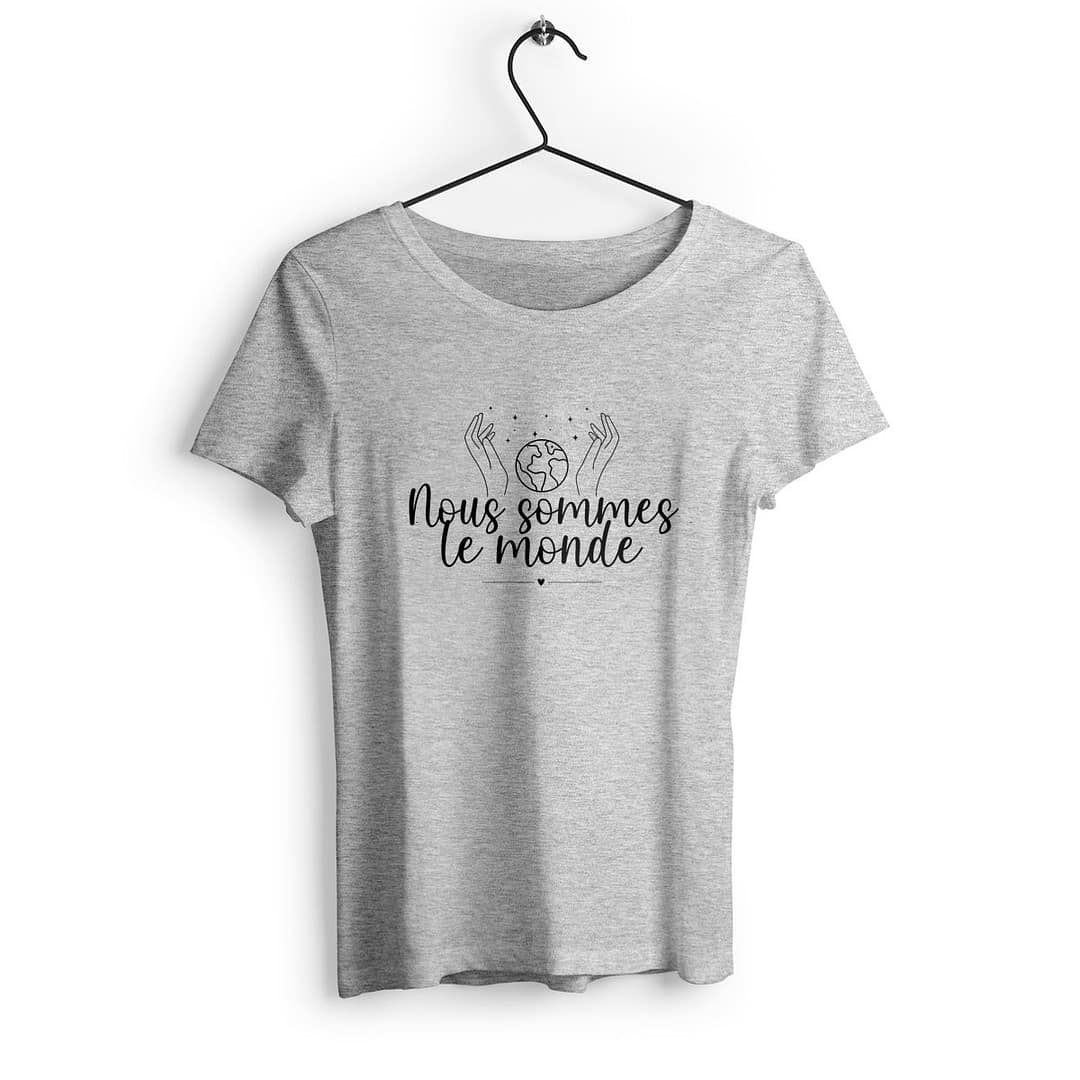 T-shirt Femme en Coton Bio – Nous sommes le monde 3 T-shirt Femme en Coton Bio – Nous sommes le monde