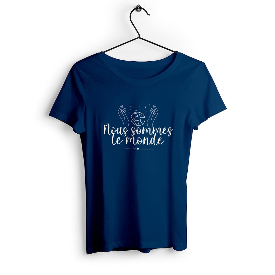 T-shirt Femme en Coton Bio – Nous sommes le monde 8 T-shirt Femme en Coton Bio – Nous sommes le monde