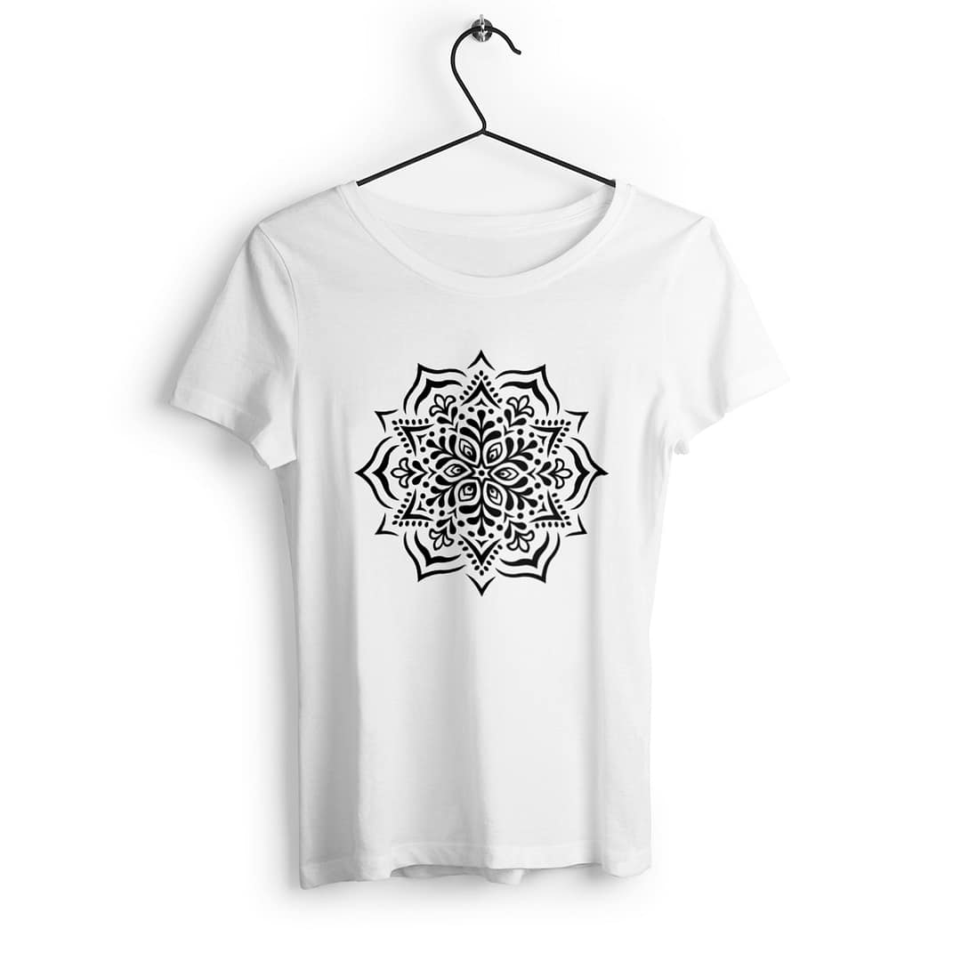 T-shirt Femme en Coton Bio - Mandala 2 T-shirt Femme en Coton Bio - Mandala