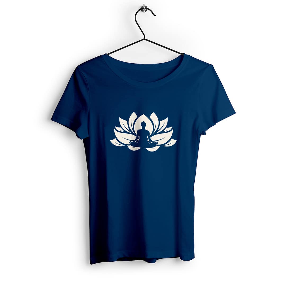 T-shirt Femme en Coton Bio - Yogi fleur de lotus 8 T-shirt Femme en Coton Bio - Yogi fleur de lotus