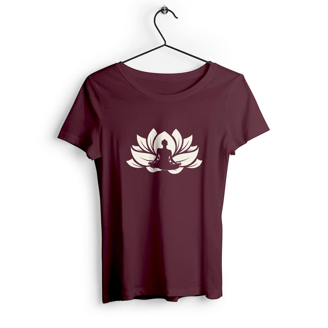 T-shirt Femme en Coton Bio - Yogi fleur de lotus 9 T-shirt Femme en Coton Bio - Yogi fleur de lotus