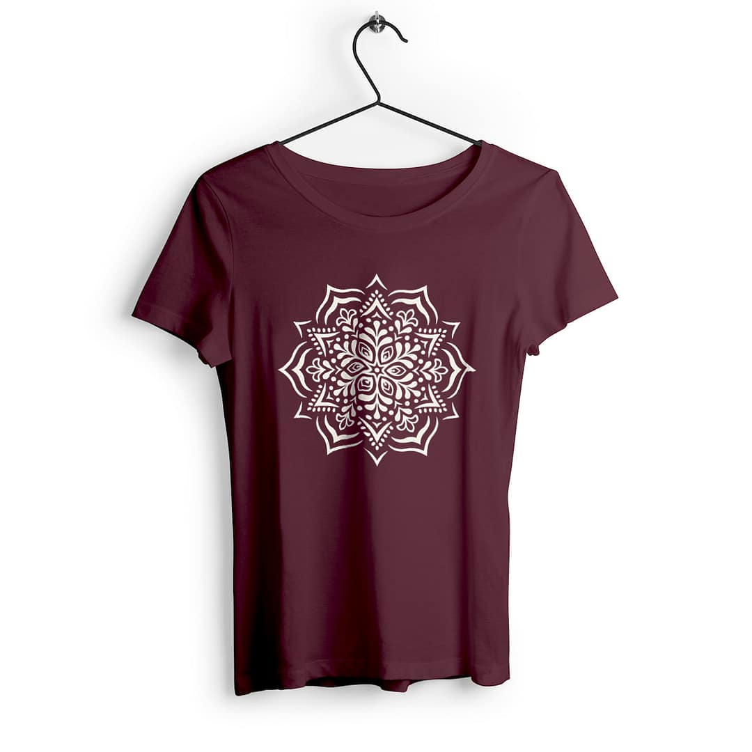 T-shirt Femme en Coton Bio - Mandala 9 T-shirt Femme en Coton Bio - Mandala