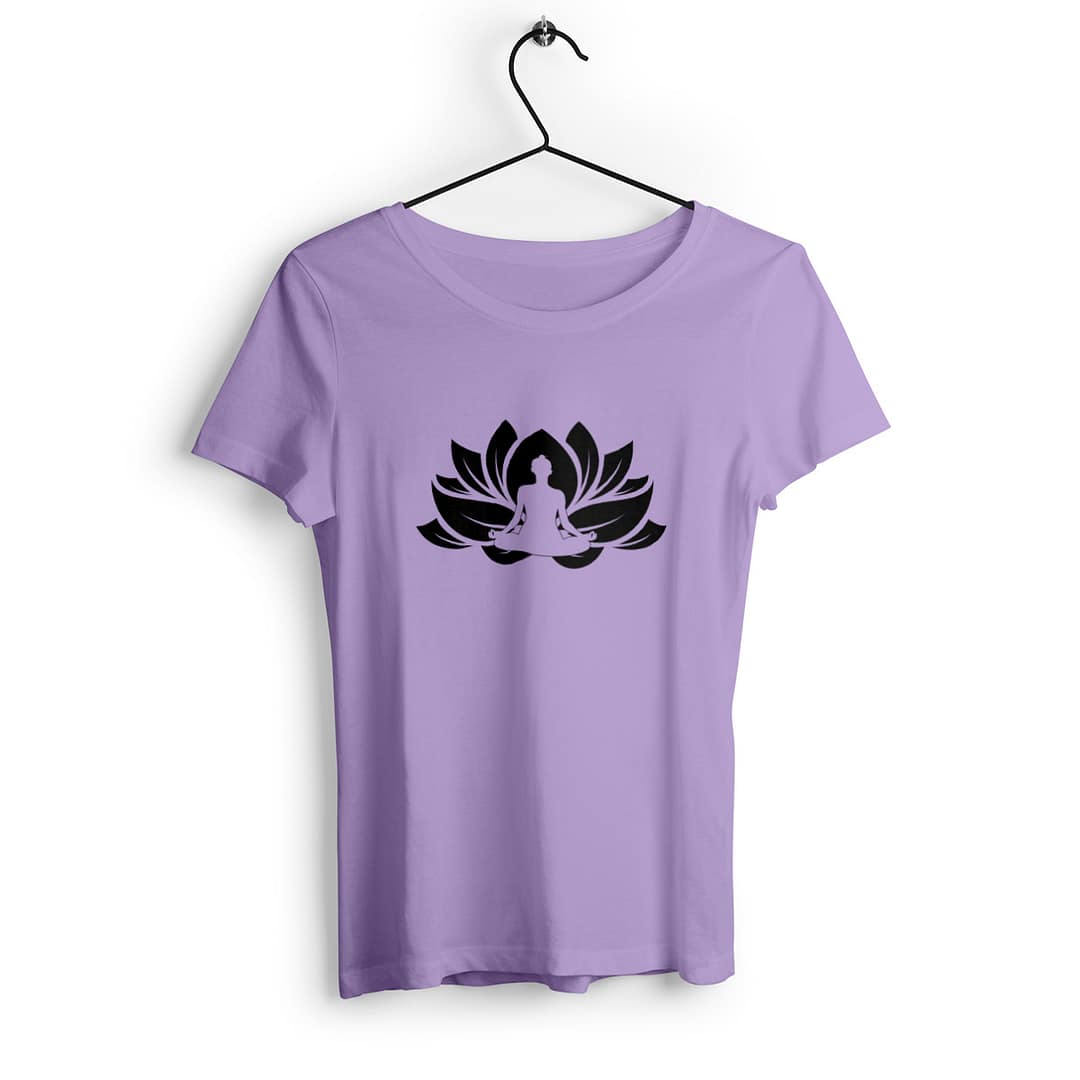 T-shirt Femme en Coton Bio - Yogi fleur de lotus 5 T-shirt Femme en Coton Bio - Yogi fleur de lotus