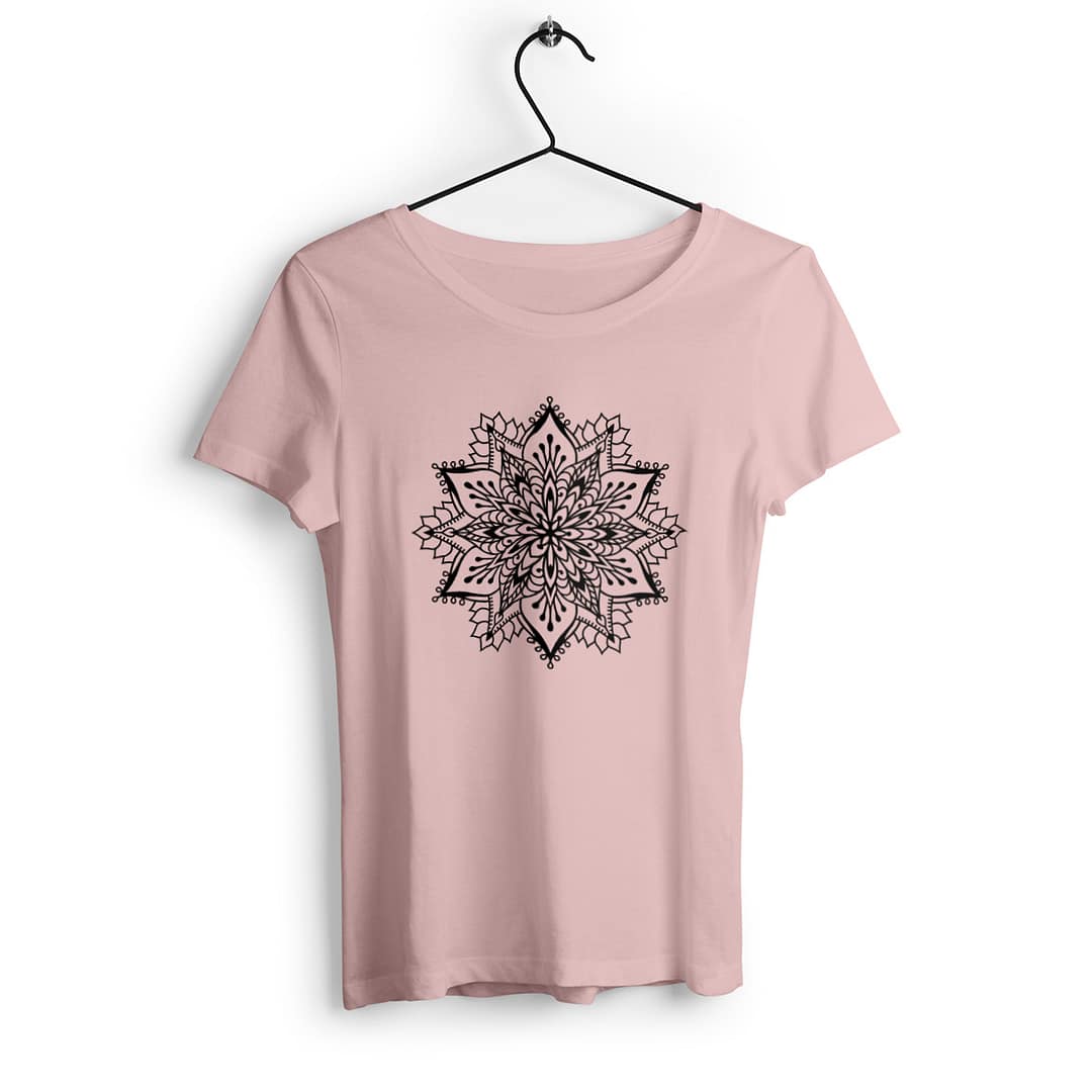 T-shirt Femme en Coton Bio - Fleur Mandala 6 T-shirt Femme en Coton Bio - Fleur Mandala