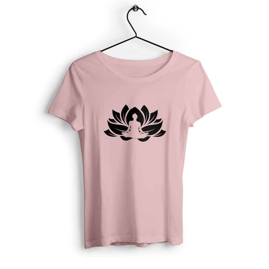 T-shirt Femme en Coton Bio - Yogi fleur de lotus 6 T-shirt Femme en Coton Bio - Yogi fleur de lotus