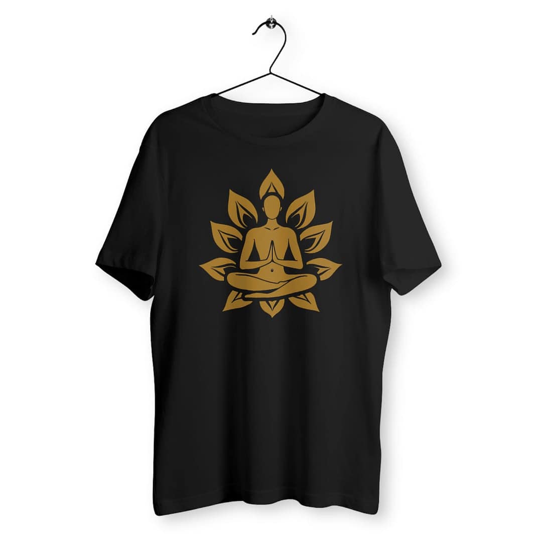T-Shirt Homme en Coton écologique - Yogi 3 T-Shirt Homme en Coton écologique - Yogi - noir