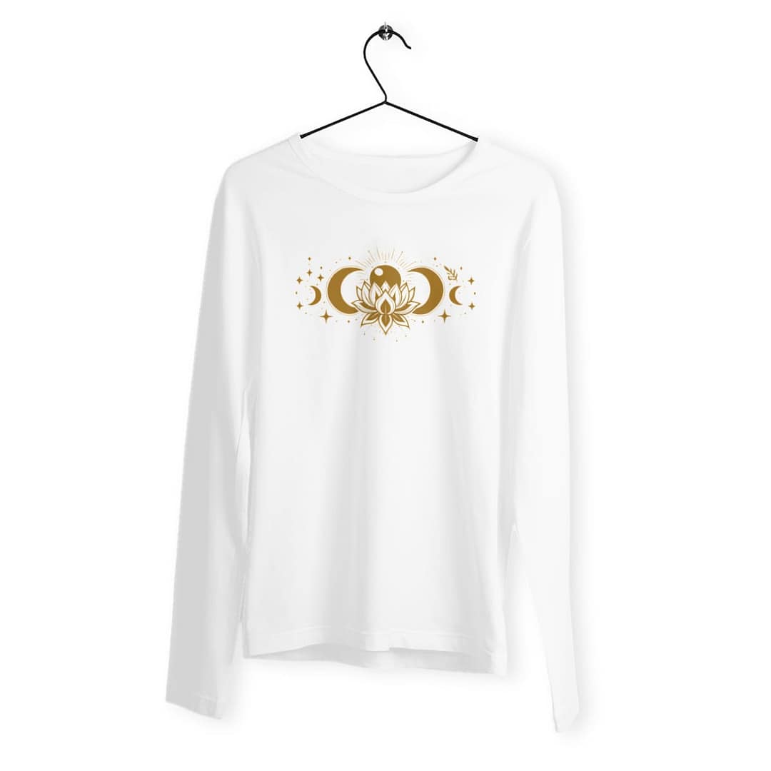 T-shirt Femme manches longues en Coton Bio Premium – Design Énergétique et Bien-Être 2 T-shirt Femme manches longues en Coton Bio Premium – Design Énergétique et Bien-Être