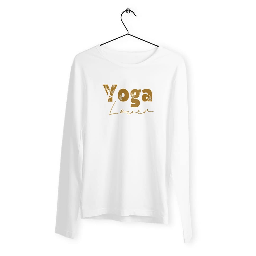 T-shirt Femme Manches Longues en Coton Bio Premium – Yoga lover 2 T-shirt Femme Manches Longues en Coton Bio Premium – Yoga lover