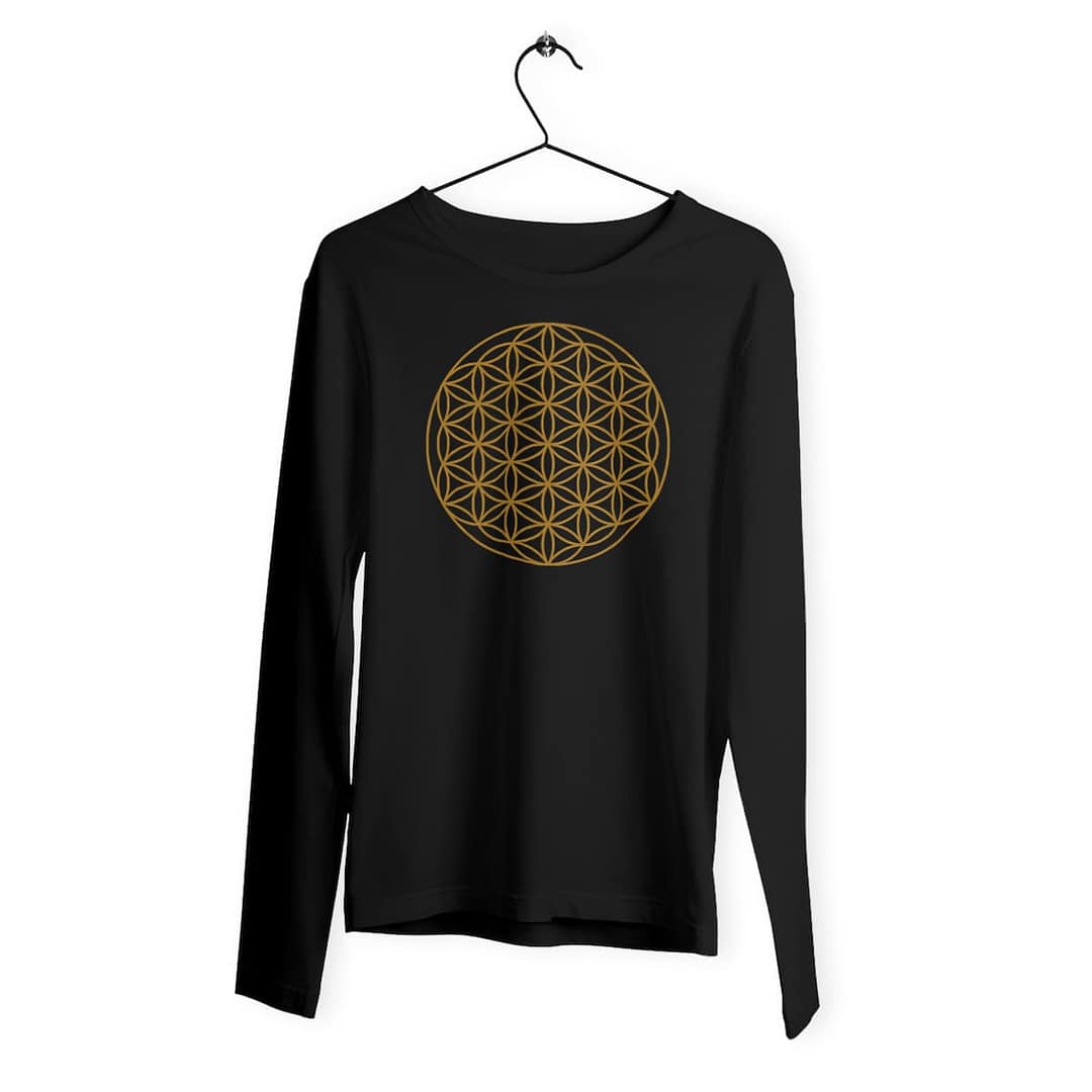 T-shirt Homme Manches Longues en Coton Bio Premium – Fleur de vie 3 T-shirt Homme Manches Longues en Coton Bio Premium – Fleur de vie