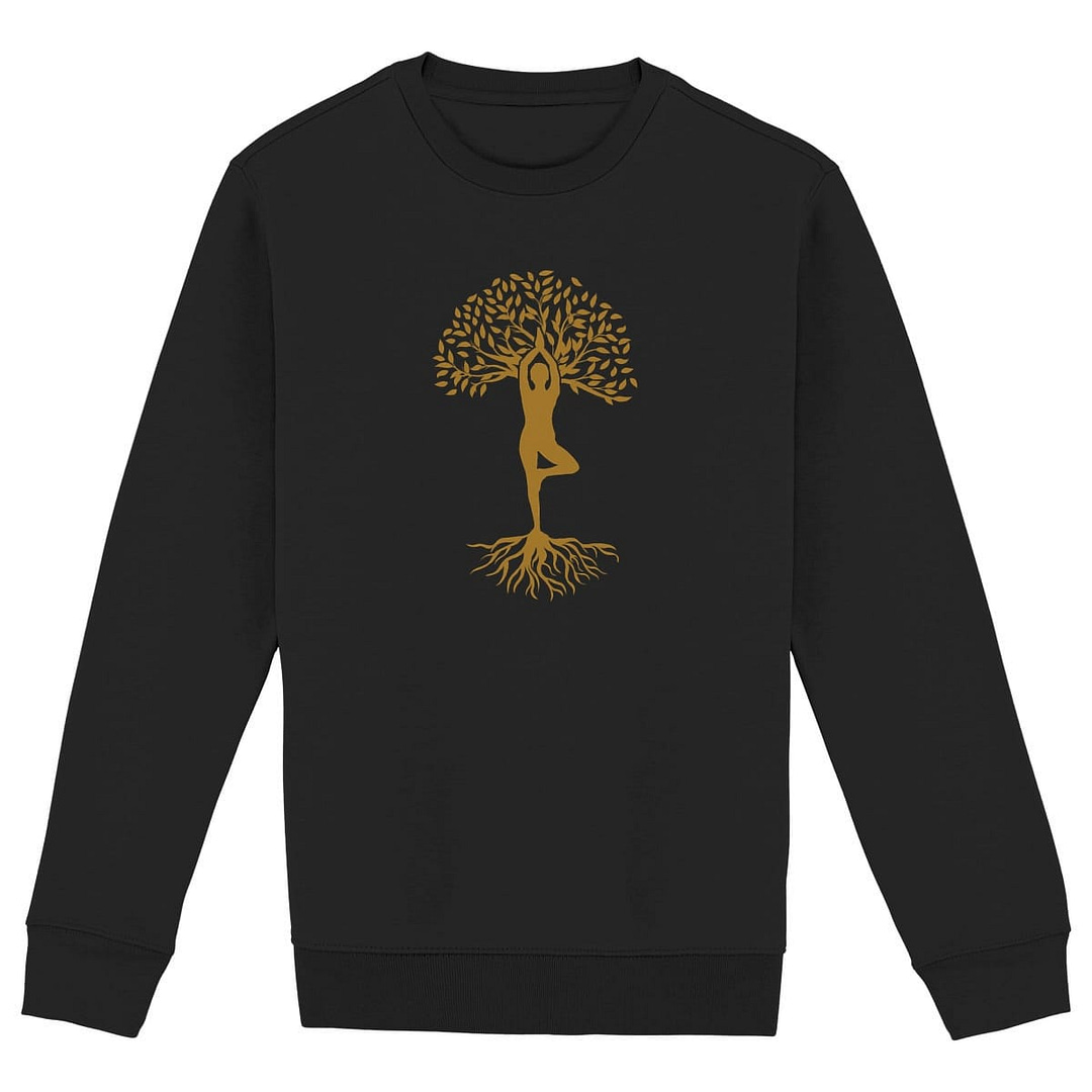 Sweat-shirt Unisexe en Coton Bio Premium - Arbre de vie 2 Sweat-shirt Unisexe en Coton Bio Premium - Arbre de vie