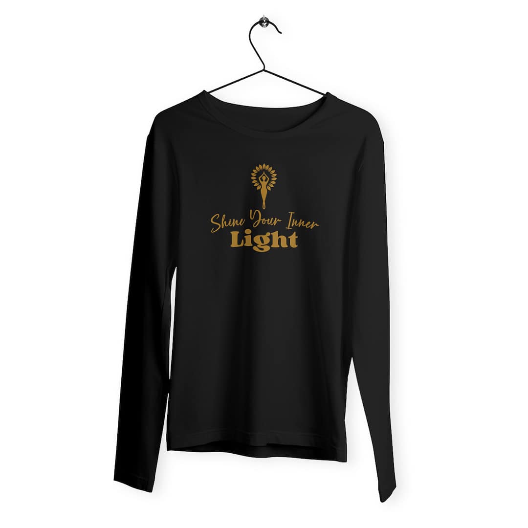 T-shirt Femme manches longues en Coton Bio Premium – Shine your inner light 3 T-shirt Femme manches longues en Coton Bio Premium – Shine your inner light