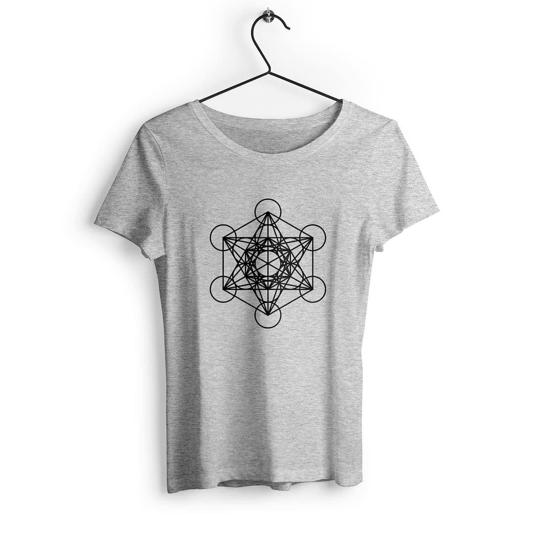 T-shirt Femme en Coton Bio - Metatron 3 T-shirt Femme en Coton Bio - Metatron
