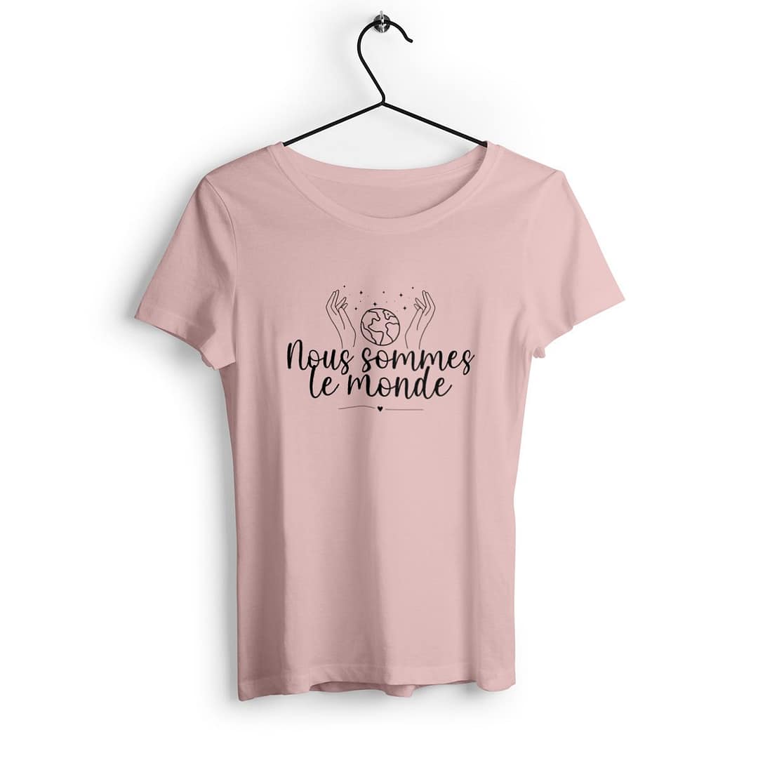 T-shirt Femme en Coton Bio – Nous sommes le monde 6 T-shirt Femme en Coton Bio – Nous sommes le monde