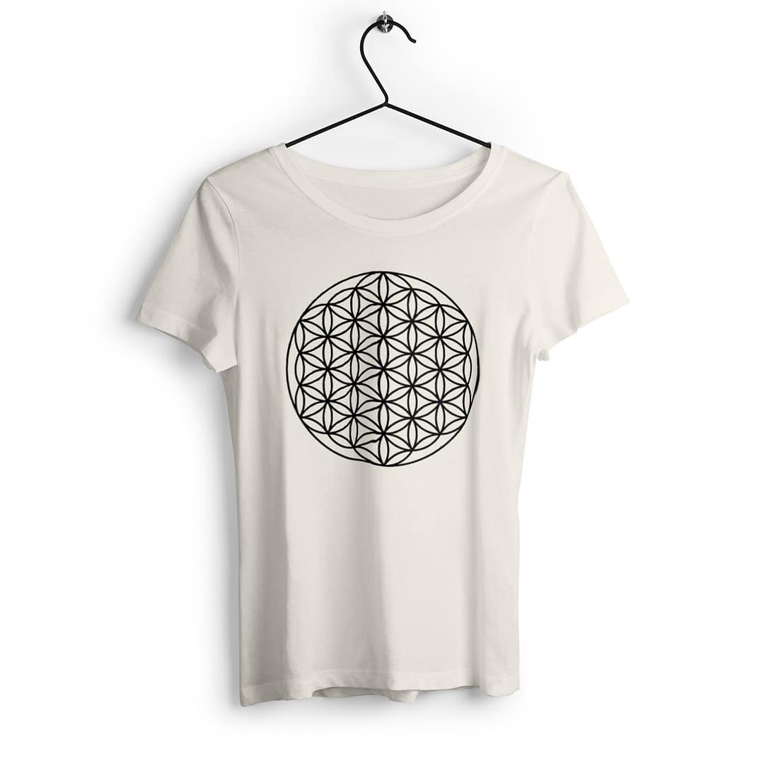 T-shirt Femme en Coton Bio - Fleur de vie 4 T-shirt Femme en Coton Bio - Fleur de vie