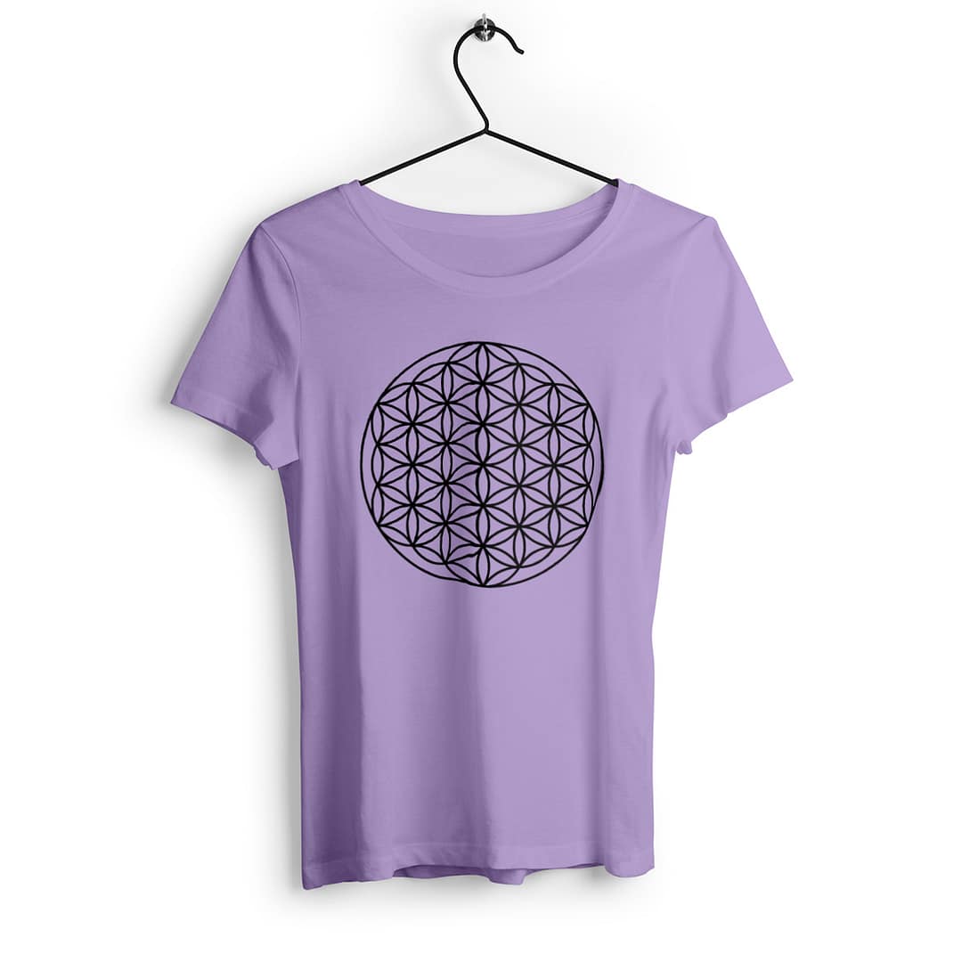 T-shirt Femme en Coton Bio - Fleur de vie 5 T-shirt Femme en Coton Bio - Fleur de vie