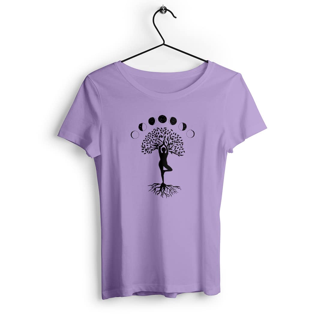 T-shirt Femme en Coton Bio – Arbre de vie avec phases de lune 5 T-shirt Femme en Coton Bio – Arbre de vie avec phases de lune