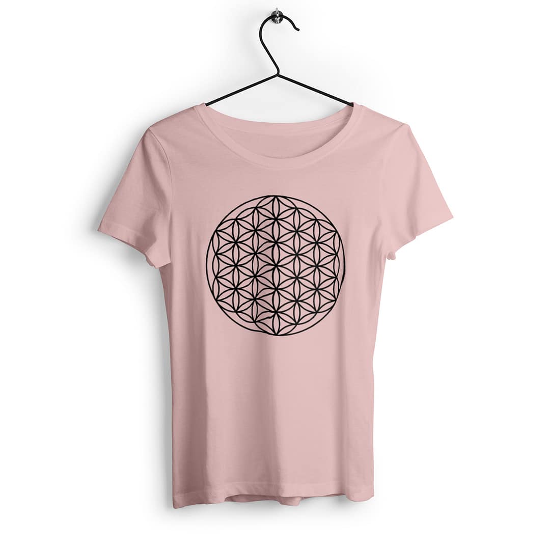 T-shirt Femme en Coton Bio - Fleur de vie 6 T-shirt Femme en Coton Bio - Fleur de vie