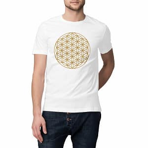 T-Shirt Homme en Coton Bio - Fleur de Vie