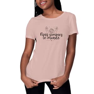 T-shirt Femme en Coton Bio – Nous sommes le monde
